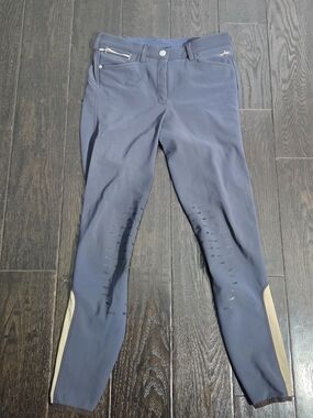 Schockemohle Eleonore show breeches size EU 36  US 6 silicone Knee Grip